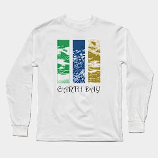 Earth Day Vintage Long Sleeve T-Shirt